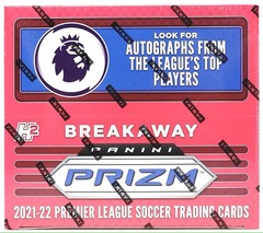 2021-22 Panini Prizm EPL English Premier League Soccer BREAKAWAY Box